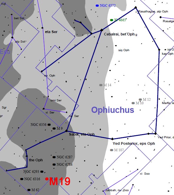 constellation d'Ophiuchus